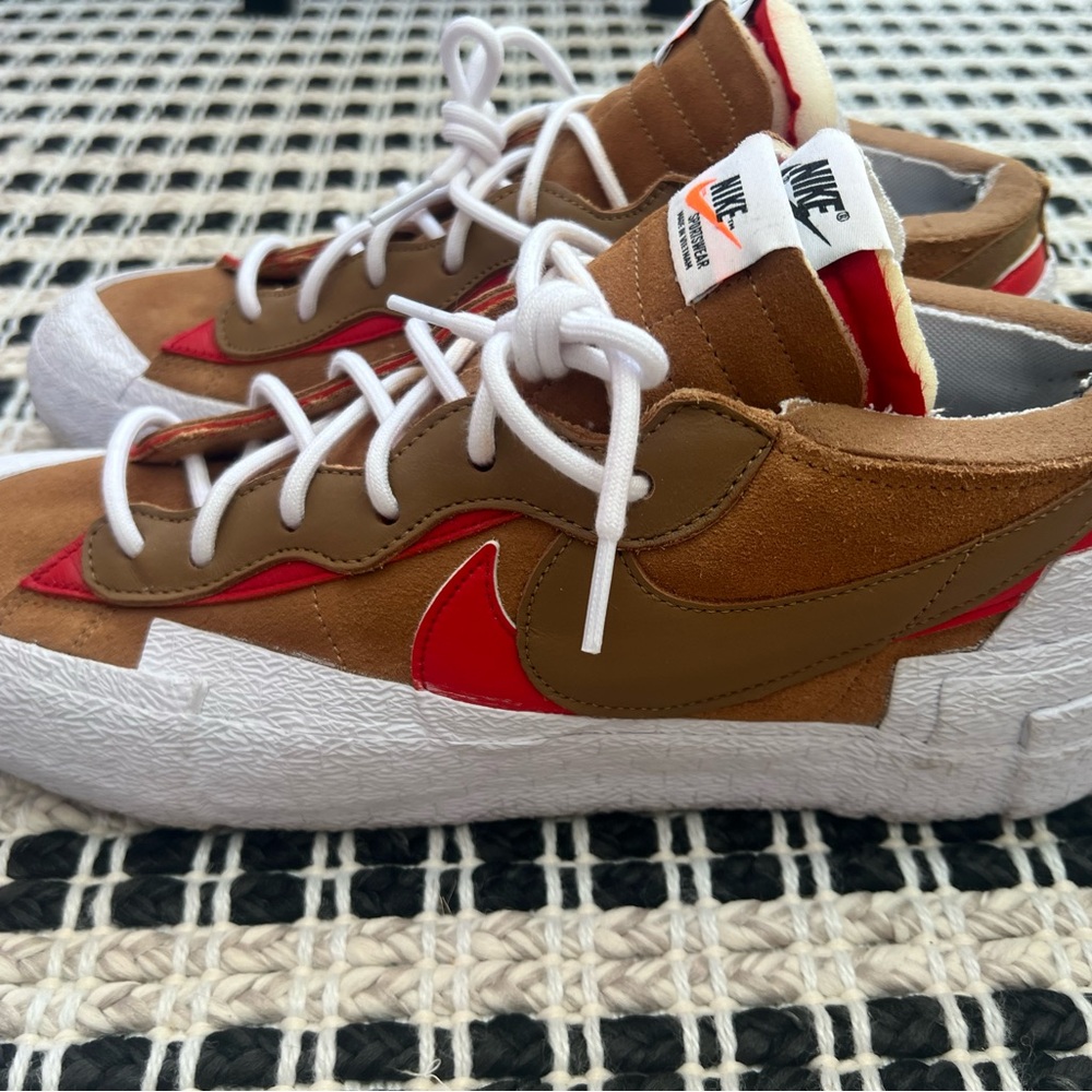Nike Sacai X Blazer Low “British Tan”
